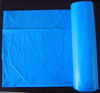 Sac à ordures en plastique c-pleuvable bleu jetable HDPE