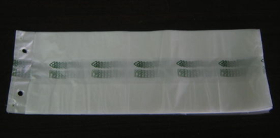 Sac de nourriture à tête bloquée en plastique transparent transparent HDPE